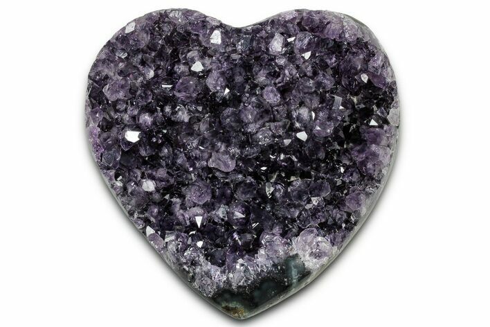 Dark Purple Amethyst Heart - Uruguay #343711